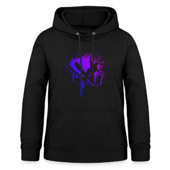 Slopestyle Freestyle Ski Ski Jumping Damen - Frauen Hoodie - Schwarz - Vorne - AI Model Female 172 light (172cm)
