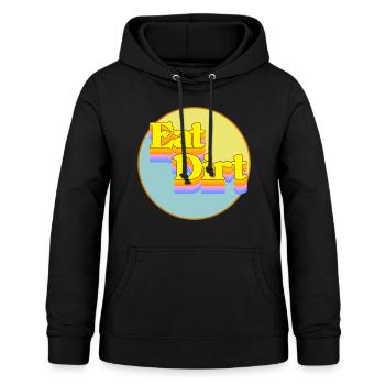 Dreck fressen - Frauen Hoodie - Schwarz - Vorne - AI Model Female 172 light (172cm)