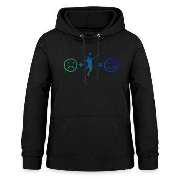Herren Faustballspieler Fistball Faustballspielen - Frauen Hoodie - Schwarz - Vorne - AI Model Female 172 light (172cm)