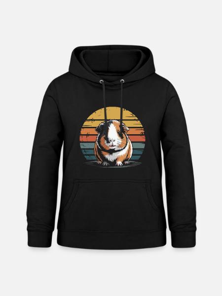 Meerschweinchen, süß - Frauen Hoodie - Schwarz