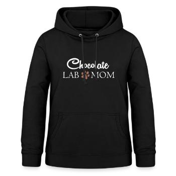 Lustige Schokolade Labor Mama Labrador Retriever Mama - Frauen Hoodie - Schwarz - Vorne - AI Model Female 172 light (172cm)