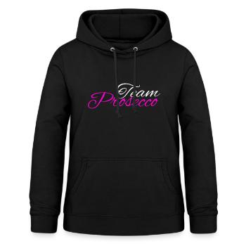Team Prosecco, Blutgruppe Prosecco - Frauen Hoodie - Schwarz - Vorne - AI Model Female 172 light (172cm)