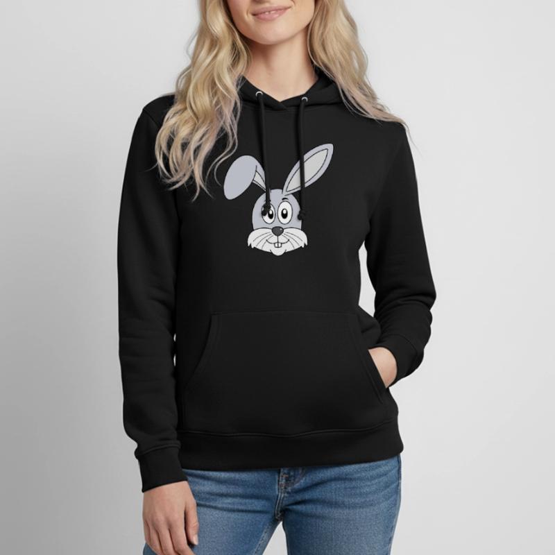 Rabbit Easter Rabbit Teeth Rabbits Easter Women's Hoodie