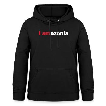 I am Amazonia - Amazônia Amazonas - Frauen Hoodie - Schwarz - Vorne - AI Model Female 172 light (172cm)