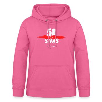 58 Sivas Türkei Türkiye - Frauen Hoodie - Pink - Vorne - AI Model Female 172 light (172cm)