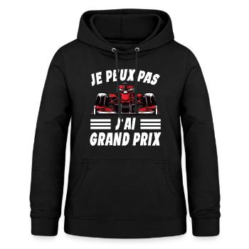 Je Peux Pas J'ai Grand Prix - Sweat à capuche Femme - noir - Devant - AI Model Female 172 light (172cm)