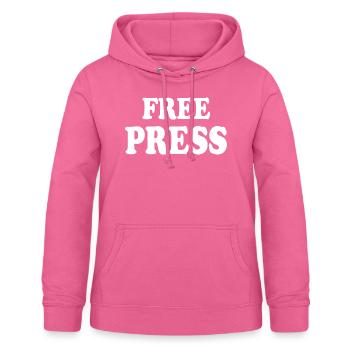 Free press - Sweat à capuche Femme - rose - Devant - AI Model Female 172 light (172cm)