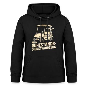 Golfer Golferinnen Ruhestand Rente Geschenk - Frauen Hoodie - Schwarz - Vorne - AI Model Female 172 light (172cm)