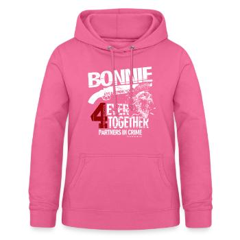 Bonnie & Clyde Partnerlook - Frauen Hoodie - Pink - Vorne - AI Model Female 172 light (172cm)