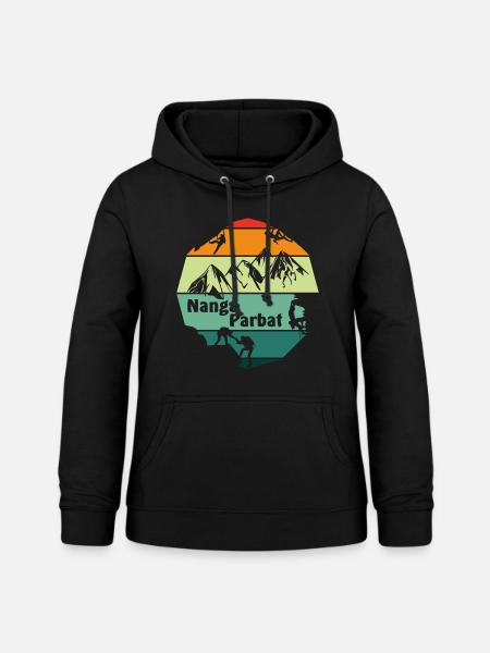 Nanga Parbat - Frauen Hoodie - Schwarz