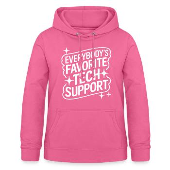 Technical Support Computer - Women's Hoodie - pink - Front - AI Model Female 172 light (172cm)