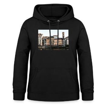 Florence - Sweat à capuche Femme - noir - Devant - AI Model Female 172 light (172cm)