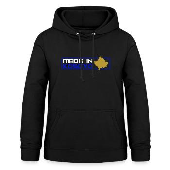 Kosovo Homeland Origin Kosovare Kosova Albania - Women's Hoodie - black - Front - AI Model Female 172 light (172cm)