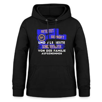 Beste Schwiegertochter der Welt. - Frauen Hoodie - Schwarz - Vorne - AI Model Female 172 light (172cm)