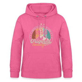 Vintage Retro Januar 1950er Geburtstagsgeschenk - Frauen Hoodie - Pink - Vorne - AI Model Female 172 light (172cm)