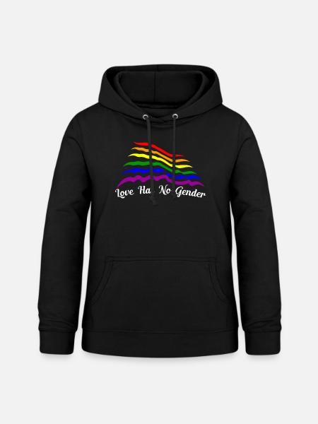 fierté - Sweat à capuche Femme - noir