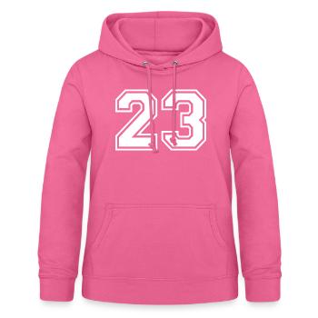 23 - Women's Hoodie - pink - Front - AI Model Female 172 light (172cm)