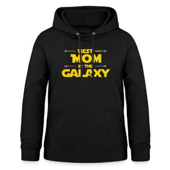 Best Mom in the Galaxy! GELB - Frauen Hoodie - Schwarz - Vorne - AI Model Female 172 light (172cm)
