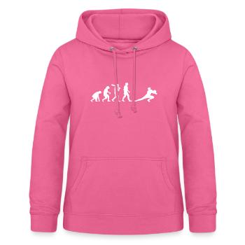 Volleyball cadeau joueur de volley- beach-volley - Sweat à capuche Femme - rose - Devant - AI Model Female 172 light (172cm)