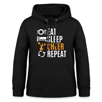 Cheerleading - Frauen Hoodie - Schwarz - Vorne - AI Model Female 172 light (172cm)