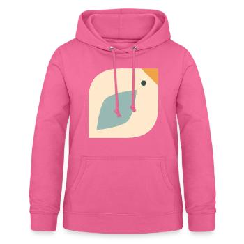 Süßer Vogel - Frauen Hoodie - Pink - Vorne - AI Model Female 172 light (172cm)
