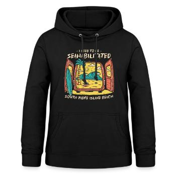 I Need To Be Seahabilitated South Padre Island - Frauen Hoodie - Schwarz - Vorne - AI Model Female 172 light (172cm)