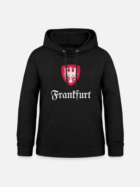 Frankfurt - Frauen Hoodie - Schwarz