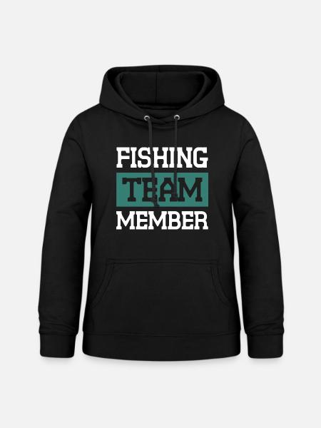 Fishing Team - Frauen Hoodie - Schwarz