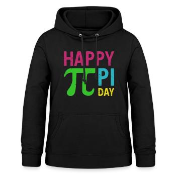 Math Happy Pi Day Pi - Sweat à capuche Femme - noir - Devant - AI Model Female 172 light (172cm)