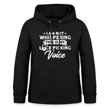 Meine Schloss Knacken Stimme Geschenk - Frauen Hoodie - Schwarz - Vorne - AI Model Female 172 light (172cm)