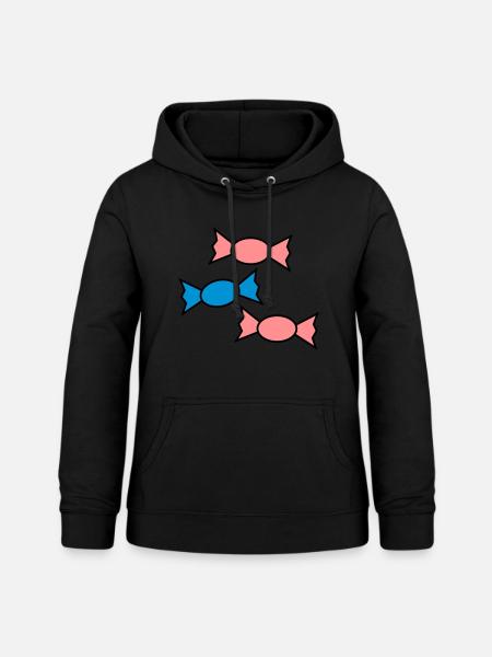Bonbons - Frauen Hoodie - Schwarz