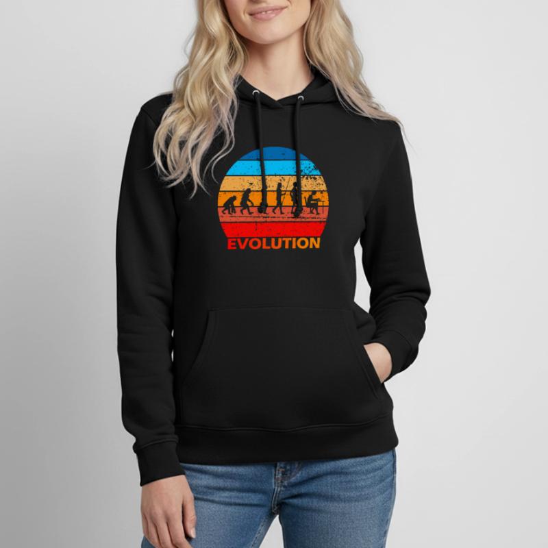 Evolution of IT EDP Computer Science Computer Nerds Women's Hoodie