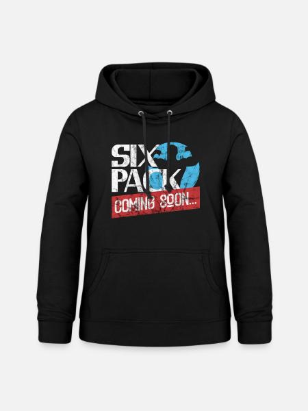 Six Pack Coming Soon 32 - Frauen Hoodie - Schwarz