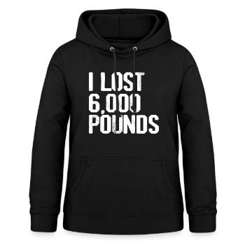 I Lost 6,000 Pounds 3 - Women's Hoodie - black - Front - AI Model Female 172 light (172cm)