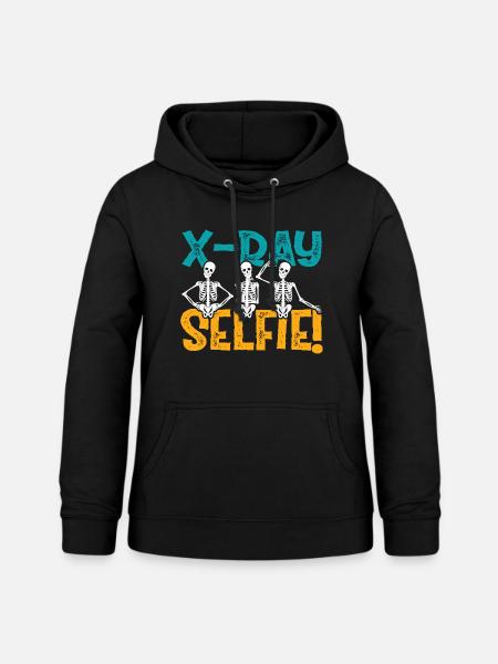 X-Ray Selfie! - Frauen Hoodie - Schwarz