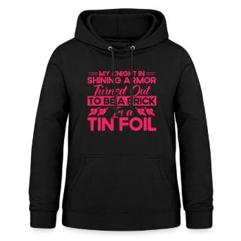 Divorce Divorcé Divorcé Cadeau - Sweat à capuche Femme - noir - Devant - AI Model Female 172 light (172cm)