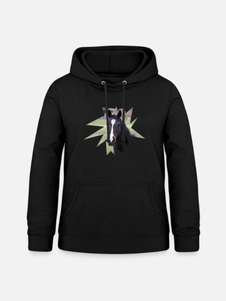 Horse. Pferd. - Frauen Hoodie - Schwarz