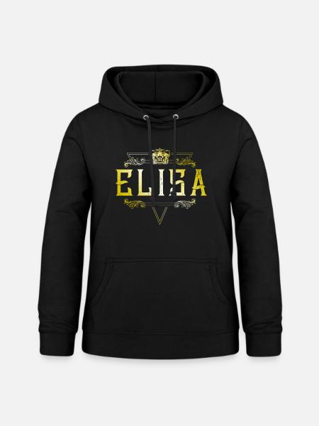 Elisa - Frauen Hoodie - Schwarz