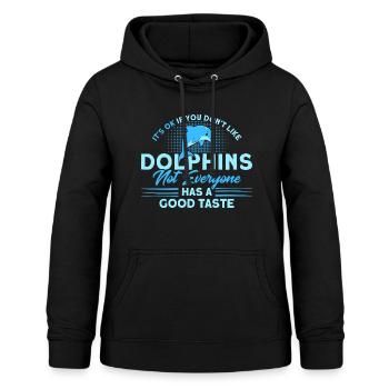 Dolphin Dolphin Lover Animal Dolphins Gift - Women's Hoodie - black - Front - AI Model Female 172 light (172cm)
