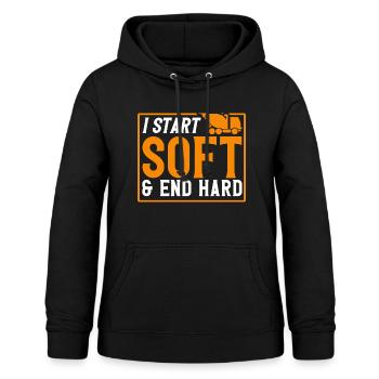 Stahlbetonbauer Betonbauer Betonmischer Geschenk - Frauen Hoodie - Schwarz - Vorne - AI Model Female 172 light (172cm)