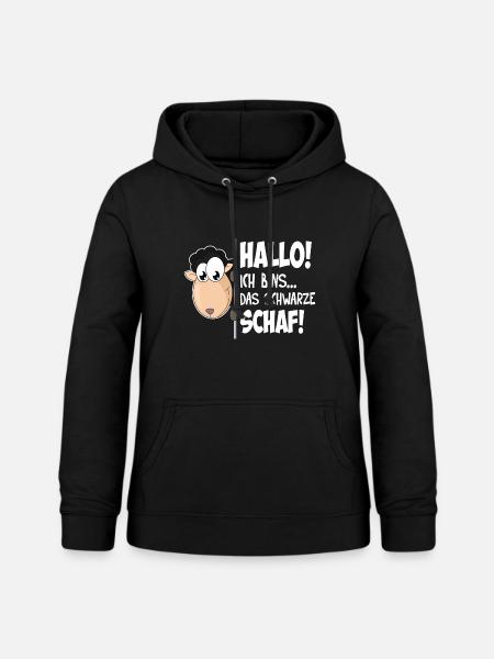 Das schwarze Schaf - Frauen Hoodie - Schwarz