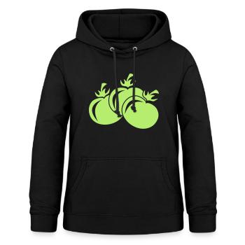 tomates - Sweat à capuche Femme - noir - Devant - AI Model Female 172 light (172cm)