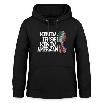 Irland Irisch Irische Wurzeln Geschenk - Frauen Hoodie - Schwarz - Vorne - AI Model Female 172 light (172cm)
