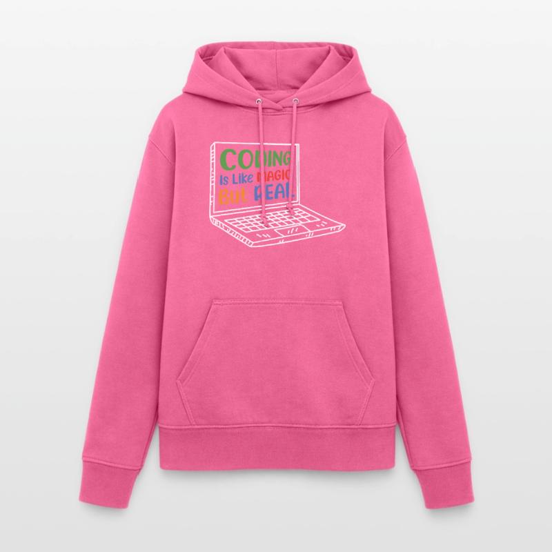 Coding Is Like Magic Coder Programmer Computer Gee Frauen Hoodie