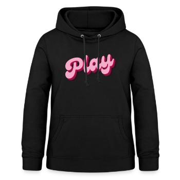 spielen - Frauen Hoodie - Schwarz - Vorne - AI Model Female 172 light (172cm)