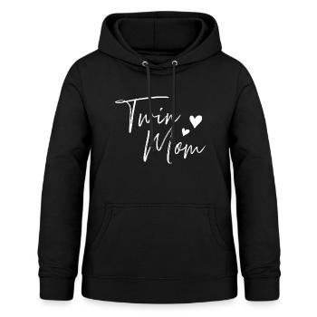 jumeaux - Sweat à capuche Femme - noir - Devant - AI Model Female 172 light (172cm)
