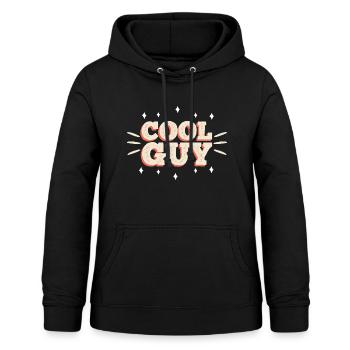 Cool Guy - Women's Hoodie - black - Front - AI Model Female 172 light (172cm)