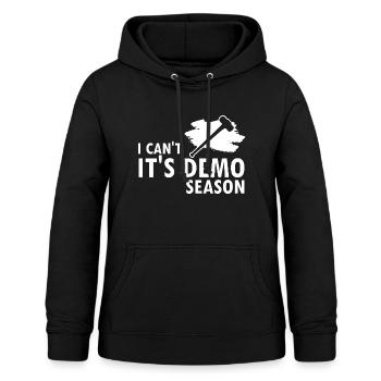 Hausabriss und Renovierungs Design - Frauen Hoodie - Schwarz - Vorne - AI Model Female 172 light (172cm)