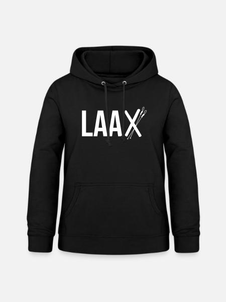 Laax Graubünden Schweiz - Frauen Hoodie - Schwarz