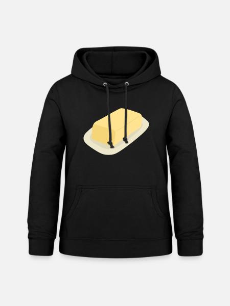 Stück Butter - Frauen Hoodie - Schwarz